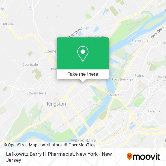 Lefkowitz Barry H Pharmacist map