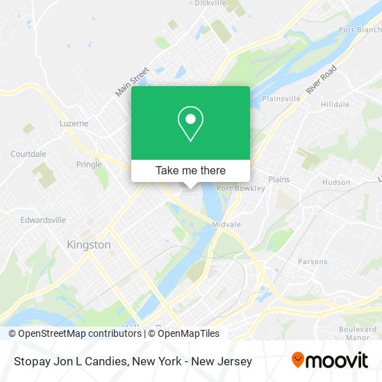 Mapa de Stopay Jon L Candies
