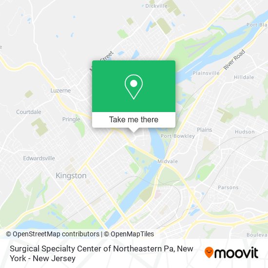 Mapa de Surgical Specialty Center of Northeastern Pa