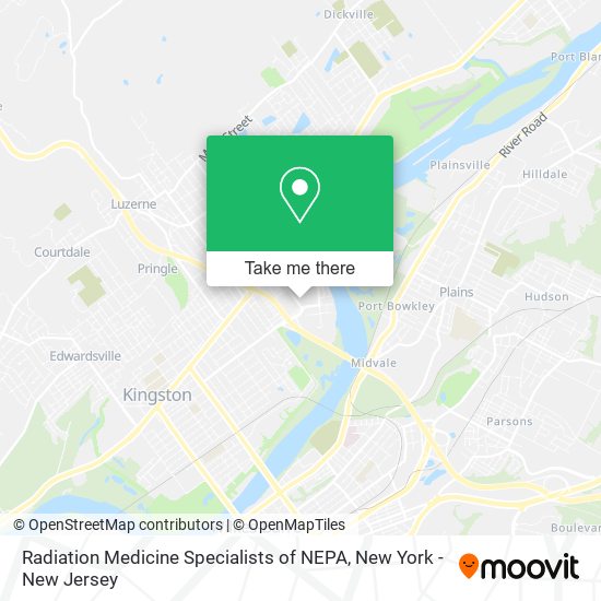 Radiation Medicine Specialists of NEPA map