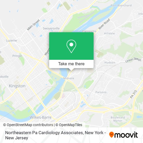 Northeastern Pa Cardiology Associates map