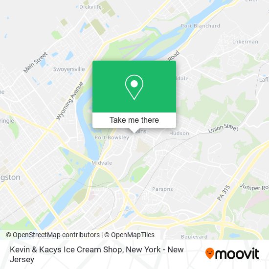 Mapa de Kevin & Kacys Ice Cream Shop