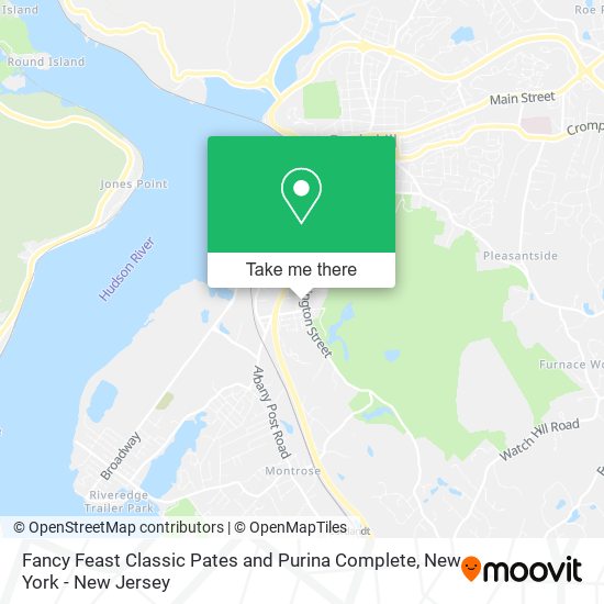 Mapa de Fancy Feast Classic Pates and Purina Complete