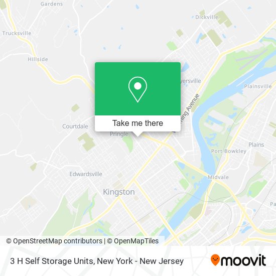 Mapa de 3 H Self Storage Units