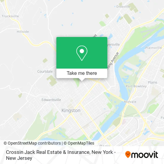 Crossin Jack Real Estate & Insurance map