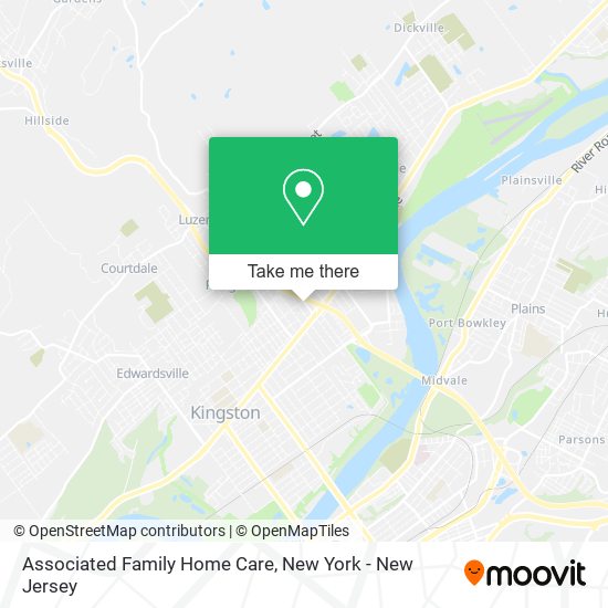 Associated Family Home Care map