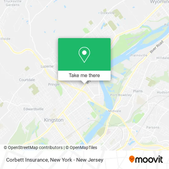 Corbett Insurance map