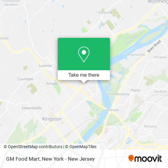 Mapa de GM Food Mart