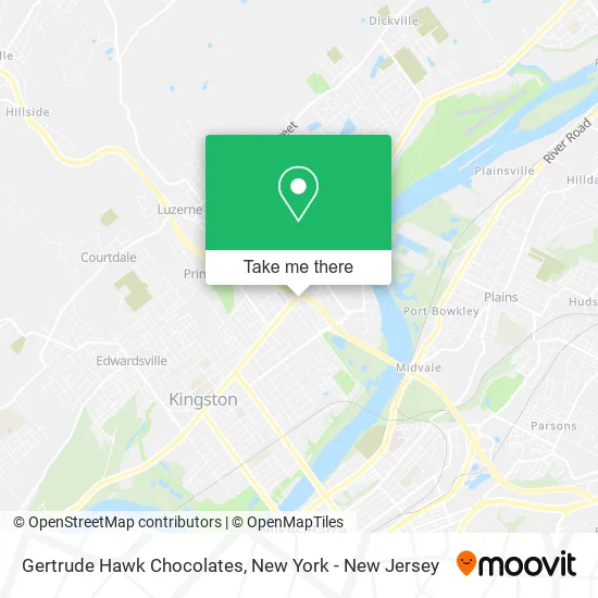 Gertrude Hawk Chocolates map