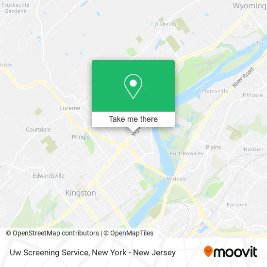 Uw Screening Service map