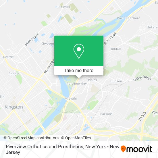 Mapa de Riverview Orthotics and Prosthetics