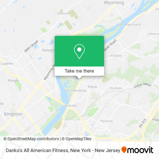 Danko's All American Fitness map