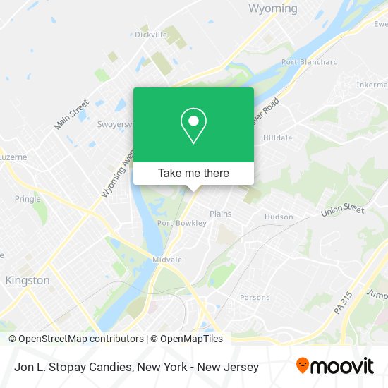 Mapa de Jon L. Stopay Candies