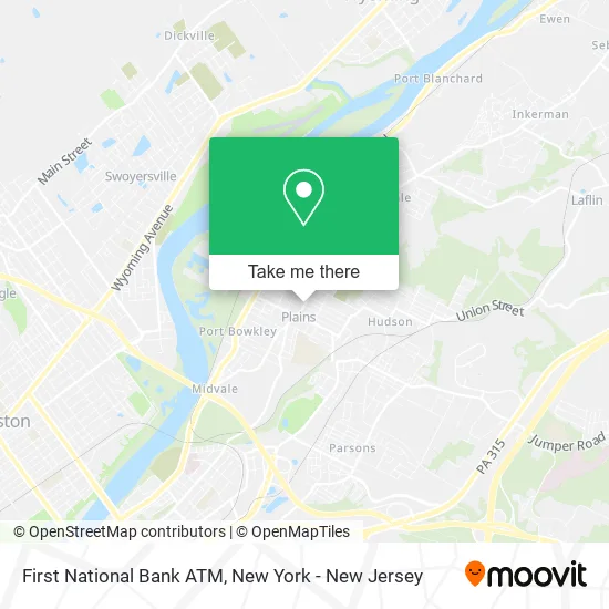 First National Bank ATM map