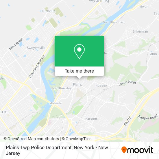 Plains Twp Police Department map