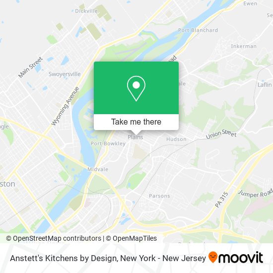 Anstett's Kitchens by Design map