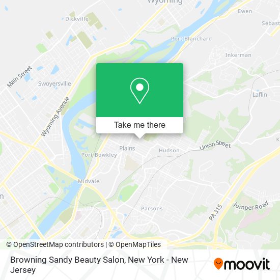 Mapa de Browning Sandy Beauty Salon