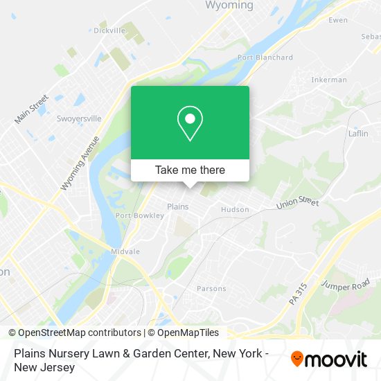 Mapa de Plains Nursery Lawn & Garden Center