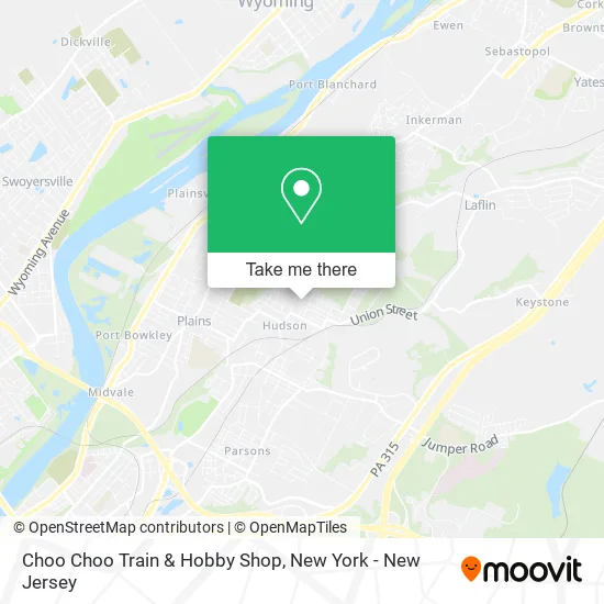 Choo Choo Train & Hobby Shop map