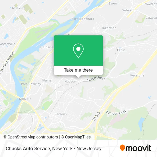 Chucks Auto Service map