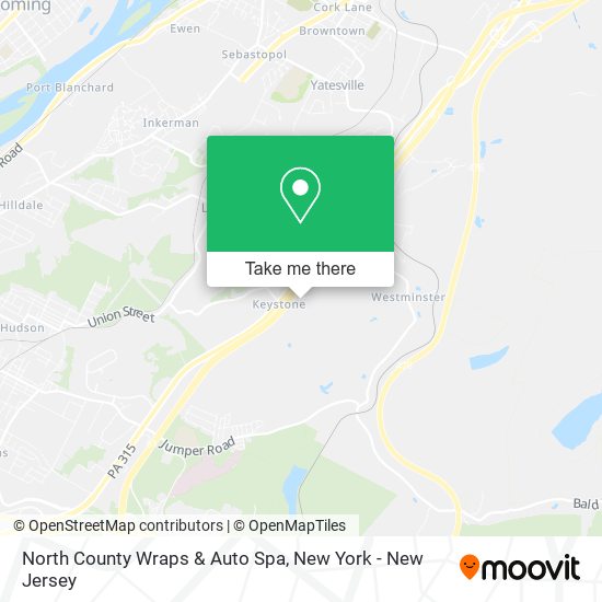 North County Wraps & Auto Spa map