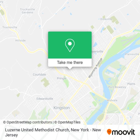 Luzerne United Methodist Church map