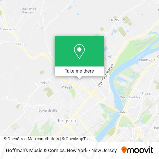 Mapa de Hoffman's Music & Comics