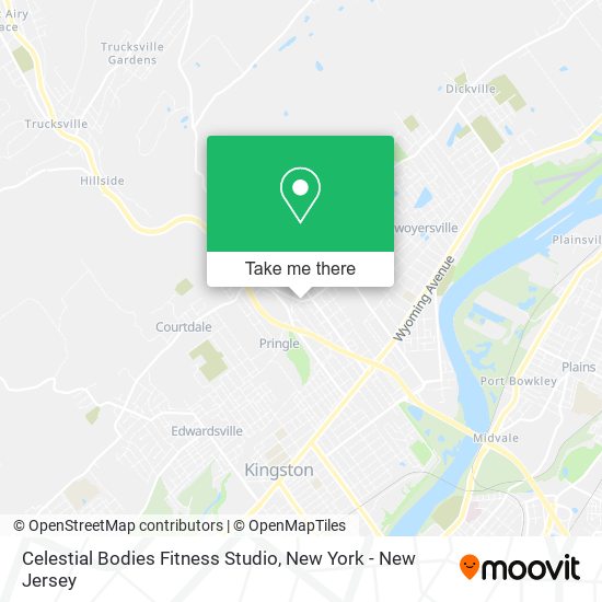 Celestial Bodies Fitness Studio map