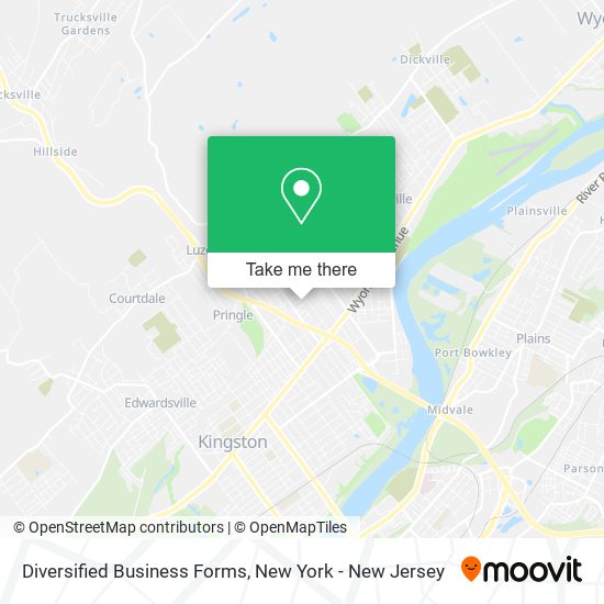 Diversified Business Forms map