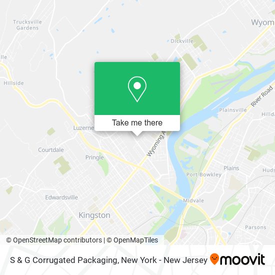 S & G Corrugated Packaging map