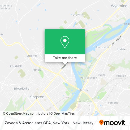 Zavada & Associates CPA map