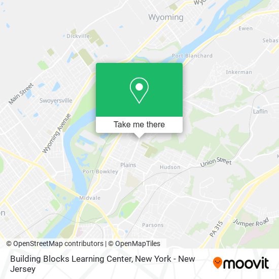 Building Blocks Learning Center map