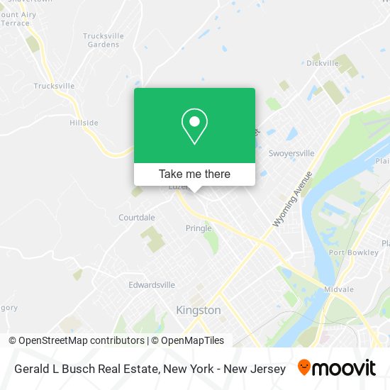 Mapa de Gerald L Busch Real Estate