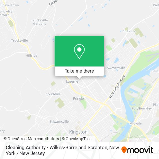 Mapa de Cleaning Authority - Wilkes-Barre and Scranton