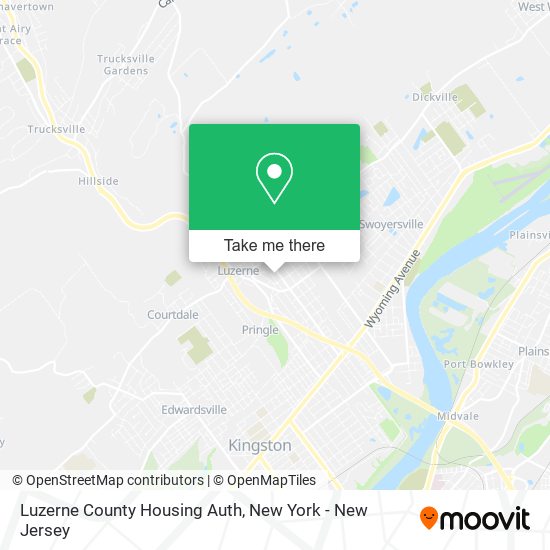 Mapa de Luzerne County Housing Auth