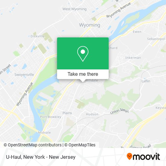 U-Haul map