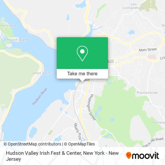 Hudson Valley Irish Fest & Center map