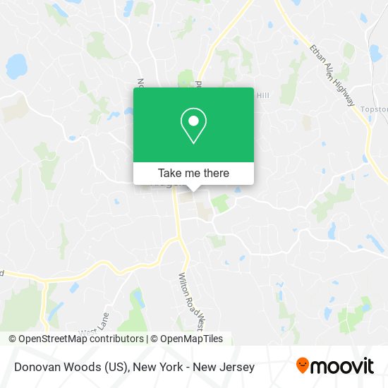 Donovan Woods (US) map
