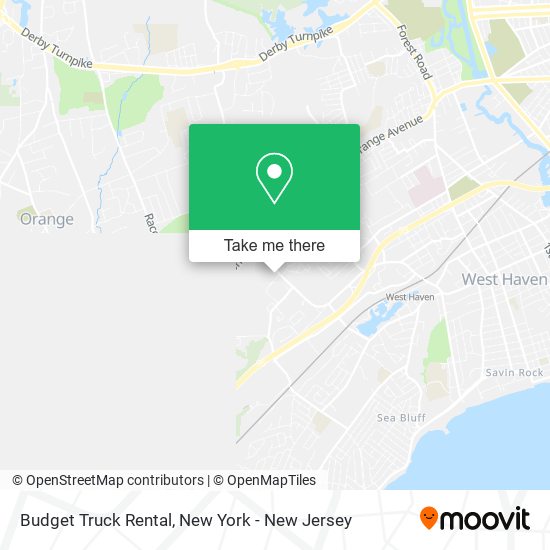 Mapa de Budget Truck Rental