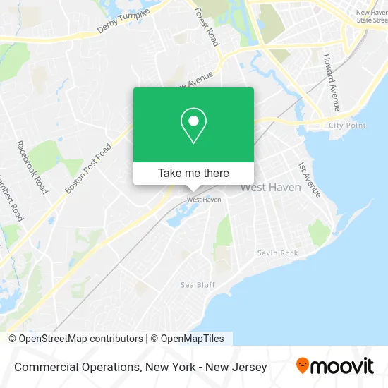 Commercial Operations map