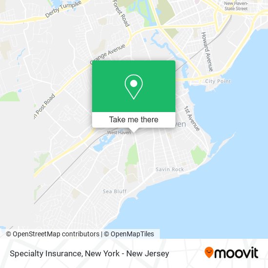 Specialty Insurance map