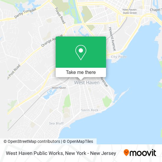 Mapa de West Haven Public Works
