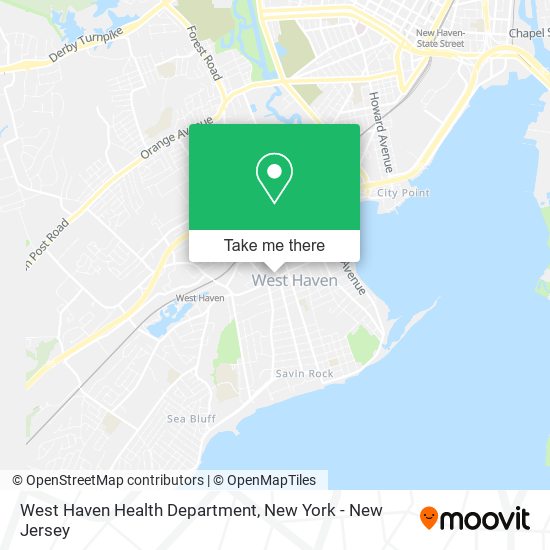 Mapa de West Haven Health Department