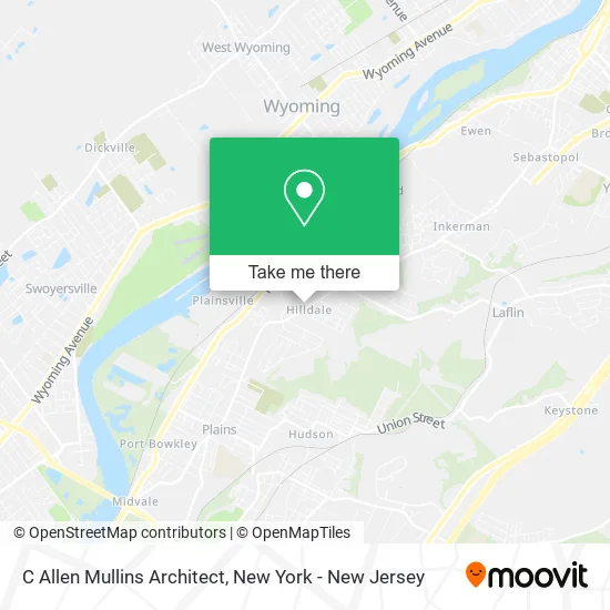 C Allen Mullins Architect map