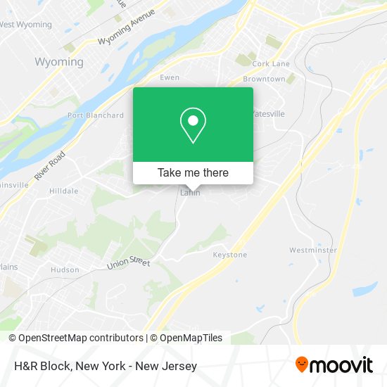 H&R Block map