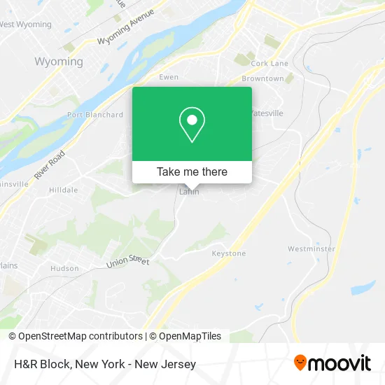H&R Block map