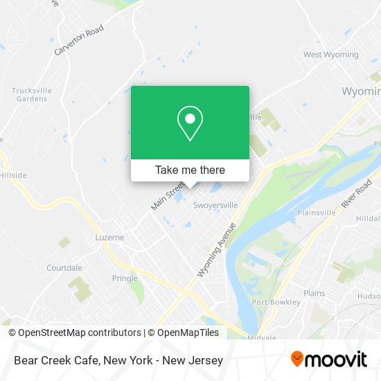 Mapa de Bear Creek Cafe