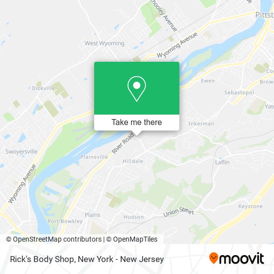 Mapa de Rick's Body Shop