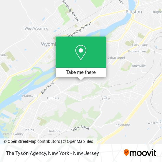 Mapa de The Tyson Agency