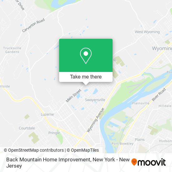 Mapa de Back Mountain Home Improvement